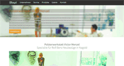 Desktop Screenshot of polsterwerkstatt-menzel.de